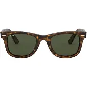 Ray-Ban WAYFARER EASE, Erwachsener, Uni, Quadratisch, Schildkröte, Nicht-polarisierte Linse, Grün