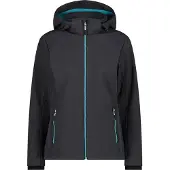 CMP Damen wasserdichte Kapuzenjacke mit Reißverschluss