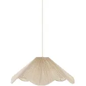Light & Living Japandi-Pendellampe Mealha Ø 60 cm weiß