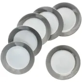 MamboCat 6er Set Variant Grau Kuchenteller Ø 20,5 cm