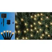 Trendline LED-Lichterkette Solar Außen 9,6 m warmweiß mit Timer