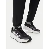 EA7 Unisex. X8X239_XK432 Kobra Sneaker schwarz (44), Wohnung, Schnürsenkel, Lässig, Sportlich