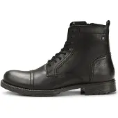 Jack & Jones Herren Jfwrussel Leather Anthracite 19 Stiefelette, Anthrazit, 41 E