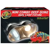 Zoo med Lampenfassung Mini Combo Deep Dome Lamp Fixture