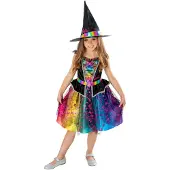 Barbie Pretty Witch Kostüm mit Hut, 7-8 Jahre