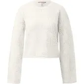 QS -qs Pullover Offwhite Größe: L | Pullover Outlet | Damen | Weiß