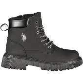 U.S. POLO ASSN. Us Polo Assn. Damen-Schwarzer Stiefel