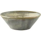 Genware Terra Porcelain Konische Schale Mattgrau 14 Cm