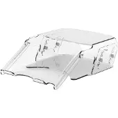 Fellowes 9731201, Freistehend, 15 kg, Höhenverstellung, Transparent