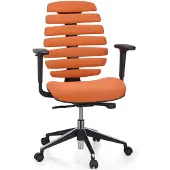 Hjh OFFICE ERGO LINE II - Profi Bürostuhl Orange