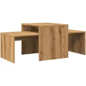 vidaXL Couchtisch Artisan-Eiche 100x48x40 cm Holzwerkstoff