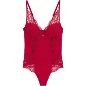BOSS Body mit Spitzen-Details und Double-B-Monogramm-Anhänger Grösse L