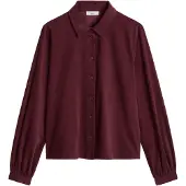 Marc o'polo Marc OPolo DENIM Hemdbluse aus reiner Bio-Baumwolle, Rückenpasse