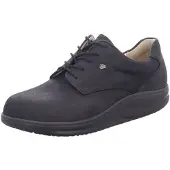 Finn Comfort FINNAMIC Pretoria Damen und Herren Schnürhalbschuhe schwarz Nubukleder - Größe: UK 5,5