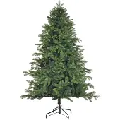HOMCOM Künstlicher Weihnachtsbaum, 183 cm Christbaum mit 1700 Spitzen, Grün