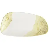 Churchill Livingstone Tide Gold Chefs Geo Platte White 30x15,5cm