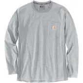 Carhartt Longsleeve Force Delmont Relaxed Herren Heather Gray-L