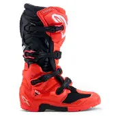 Alpinestars Tech 7 Enduro Stiefel Red Fluo Black
