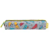 Milan Kickflip Federmäppchen Tuba Grau Polyester