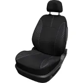 Xlc Autositzbezug – XLCOVER – Airbag-kompatibel – Schwarz – Universal – 3-teilig
