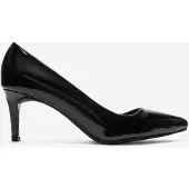 Forever & Always Clyde Leder Stiletto Spitzer Zehn Pumps
