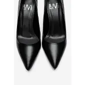 Forever & Always Clyde Leder Stiletto Spitzer Zehn Pumps