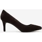 Forever & Always Clyde Leder Stiletto Spitzer Zehn Pumps
