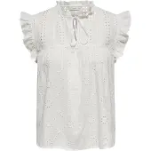 ONLY Blusenshirt mit Lochstickerei