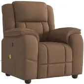 vidaXL Massagesessel Braun Stoff