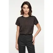 s.Oliver Kurzarmbluse Sommerbluse mit Animal-Print