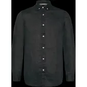 Scotch & Soda Nos Linen Regular-fit Shirt Black Größe: XXL | Casual hemden Outlet | Herren | Weiß
