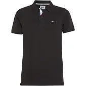 Tommy Hilfiger Herren Kurzarm-Polo Schwarz