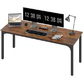 HOMCOM Schreibtisch Computertisch Bürotisch mit Industrie-Design, Stahlgestell