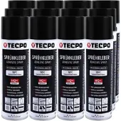 TECPO 12x Sprühkleber 110°C Wärmestand mit Hohe Anfangshaftung...