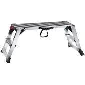 Famanu Aluminium Werkbank - Klappbar, 100x30x48cm, 200kg, Silber