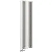 AICA Traditioneller Heizkörper 1500 x 470 mm 1670W Dreilagig Gusseisenstil Weiß