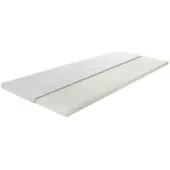 Sconto Kaltschaum Topper ¦ weiß ¦ Maße (cm): B: 80 H: 6