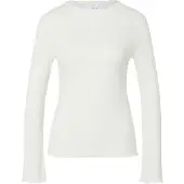 Comma T-Shirt Langarmshirt aus Ajoursjersey