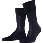Falke Socken "Tiago", Herren, Gr. 47-48, Sockengröße, blau (schwarz navy (6375)), Obermaterial: 93% Baumwolle CO. 5% Polyamid PA. 2% Elasthan EL., glatt, Socken Socken