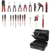 Cimco Werkzeugkoffer, CimCase PRO Electric B1T2, 31-teilig, schwarz/rot, 1 Stk.