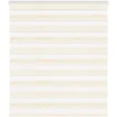 vidaXL Doppelrollo Marmorbeige 120x100cm Stoffbreite 115,9 cm Polyester