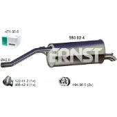 ERNST Endschalldämpfer 550024 für FIAT