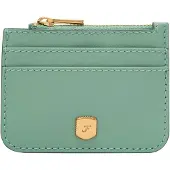 Fossil Kartenhalter Schlüsselmäppchen Lennox Zip Card Case Mist grün