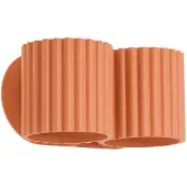 Sollux Wandleuchte AURA 2 ockerrot G9 2xG9 8W Aluminium 10x12x21cm Lighting
