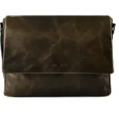 Greenburry Umhängetasche Newport Crossover Bag British Green olivgrün