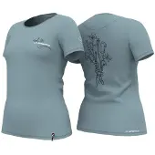La Sportiva Climb Flower T-shirt Women limestone/night sky (B53B46) S
