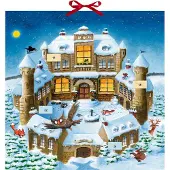 Sonstige Verlage Zettel-Adventskalender - Weihnachtsraub auf Burg Felsenfest