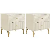 Vente-unique Nachttisch Loureo Beige 55 cm