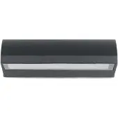 Eglo LED Außen Wandlampe Sorronaro, Außenleuchte, Wandleuchte aus Aluminium in Schwarz und Kunststoff in Weiß, LED Außenlampe warmweiß, IP44