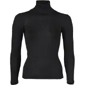 Engel - Women's Damen-Rolli L/S - Seidenunterwäsche Gr 34/36 schwarz